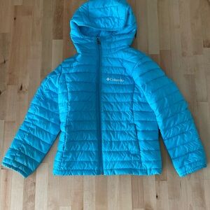 Columbia Turquoise Quilted Jacket